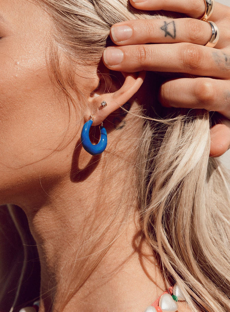 Mallow Earrings Blue