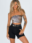 The Swalla Shorts Black Princess Polly high-rise 