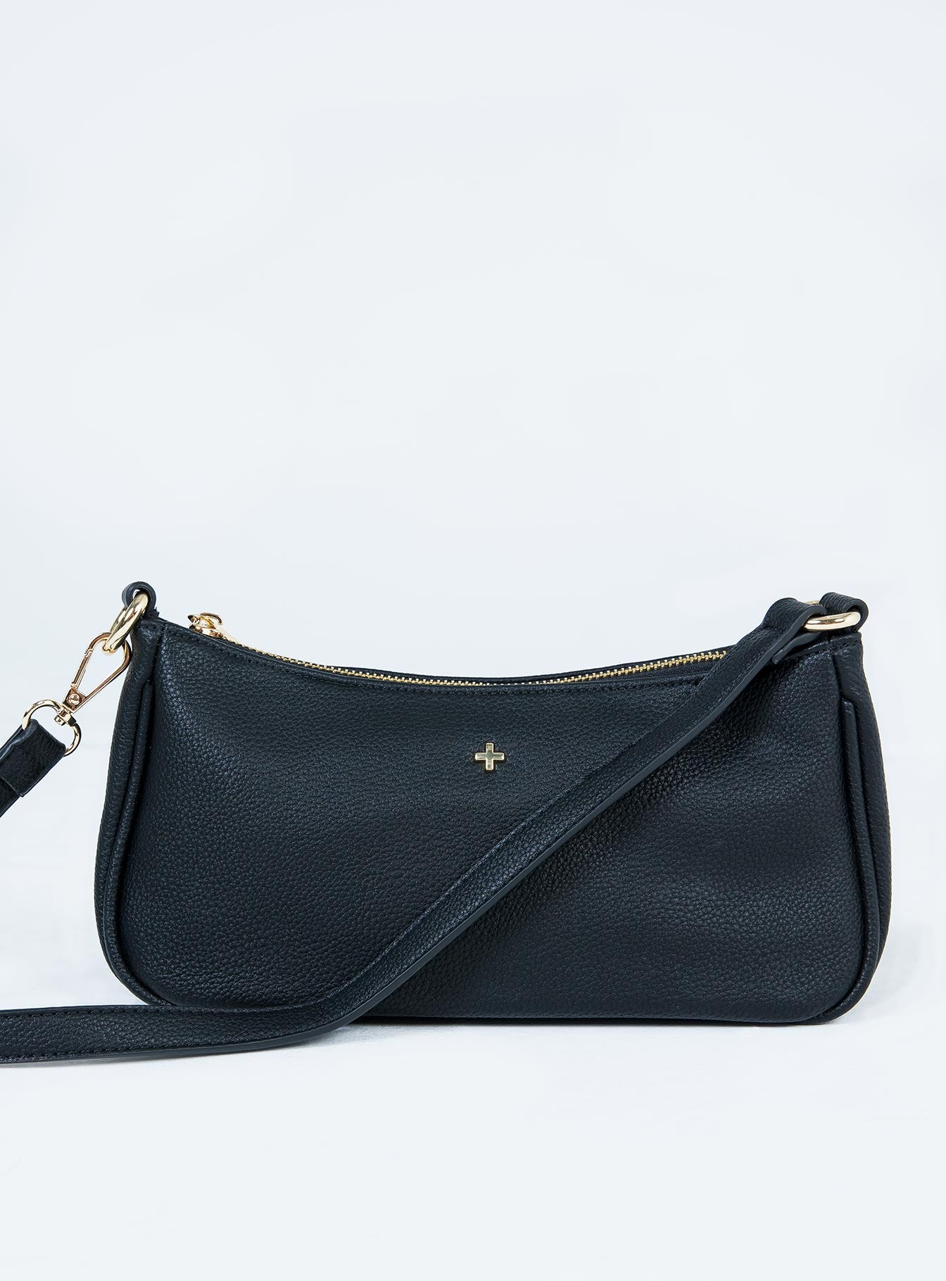 Peta & jain piper bag black pebble