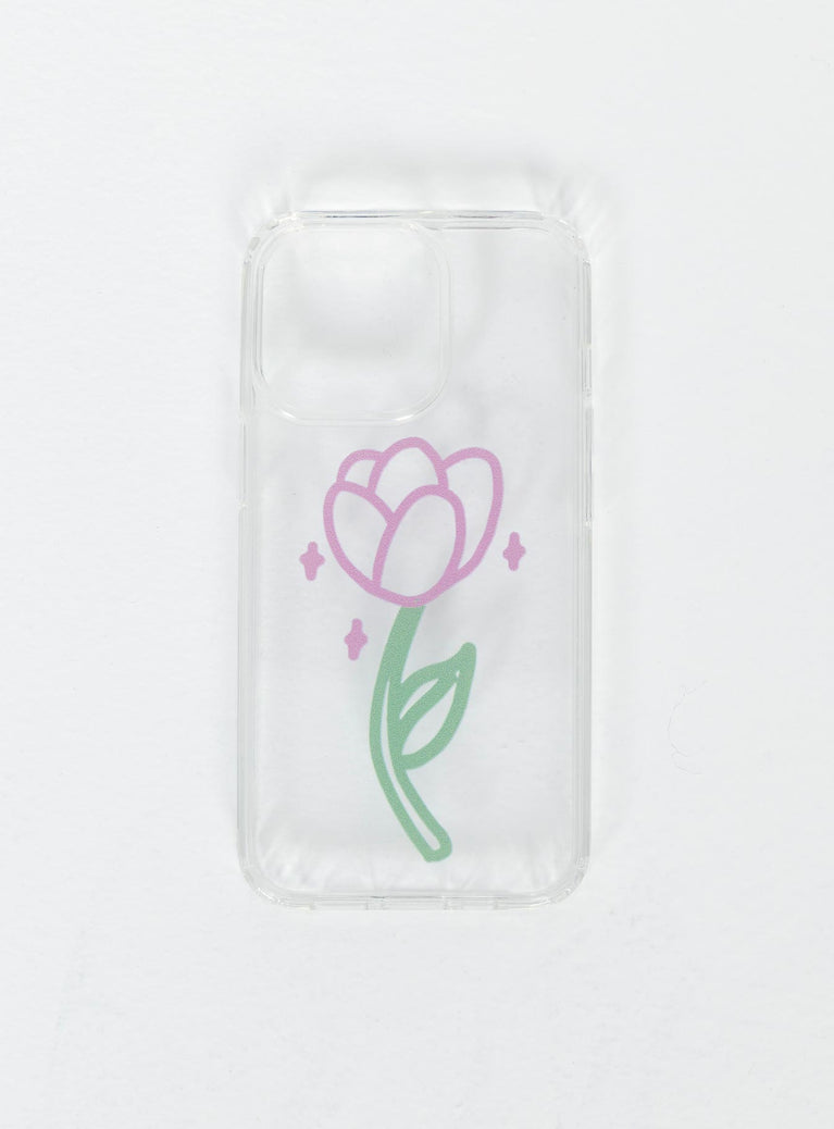 Issell Tulip iPhone Case Clear