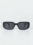 Sunglasses Black tinted lenses Moulded nose bridge Lightweight