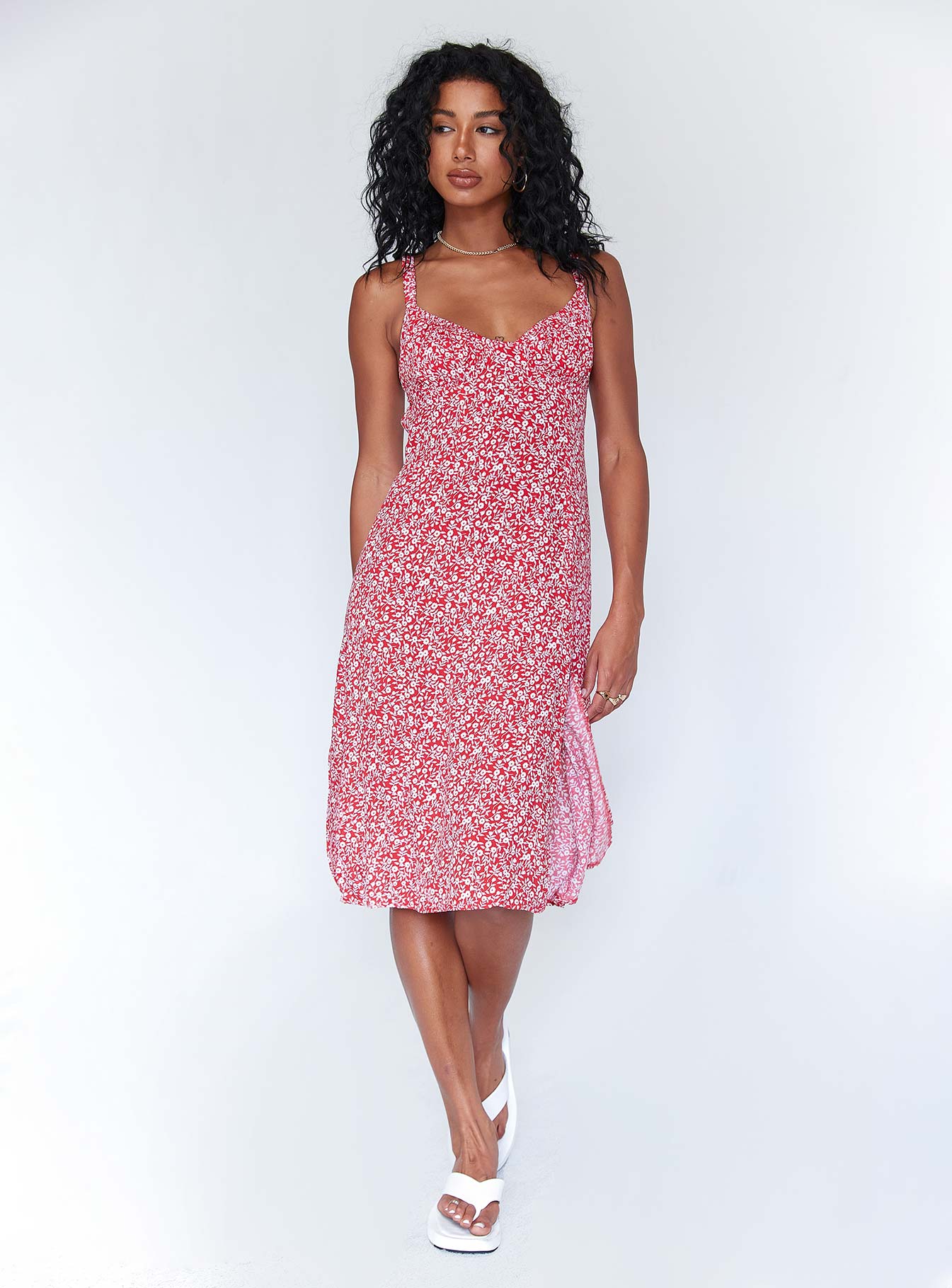 georgia midi dress princess polly Georgia Midi Dress Black