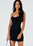 Princess Polly Sweetheart Neckline  Slow Dancing Mini Dress Black