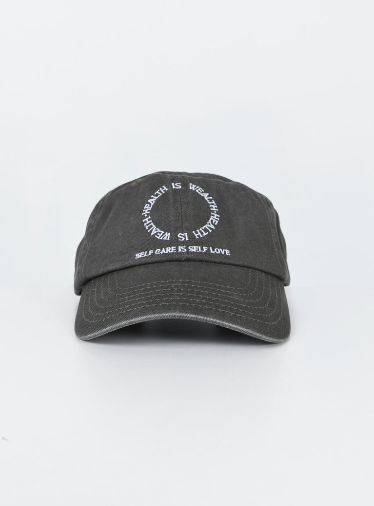 Dad cap Embroidered graphic Adjustable back strap 