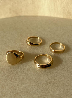 Voodoo Love Ring Set Gold Eco