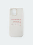 Take A Pic iPhone Case White