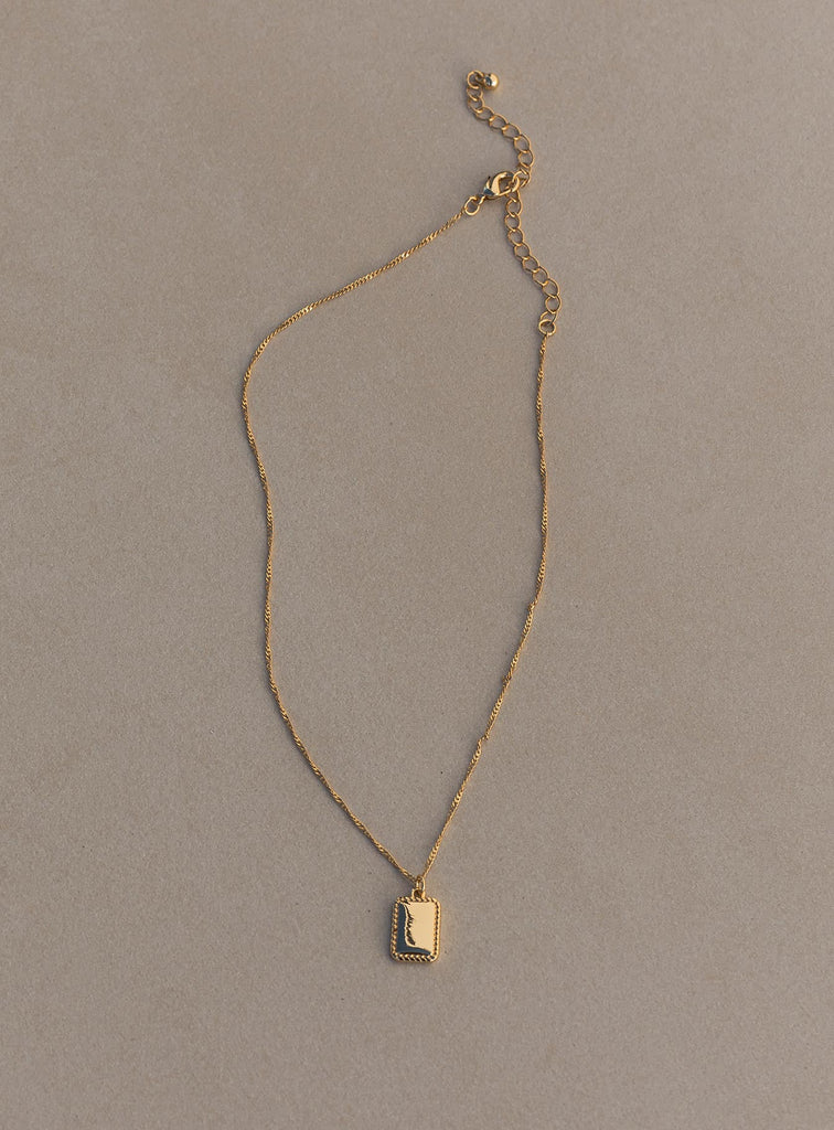 Scottson Gold Plated Pendant Necklace