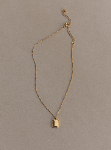 Scottson Gold Plated Pendant Necklace