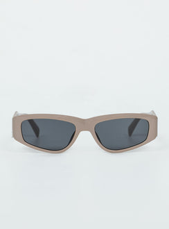 Look Into My Eyes Sunglasses Beige