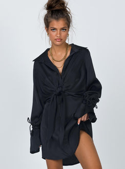 product Princess Polly High Neck  Liberty Mini Dress Black