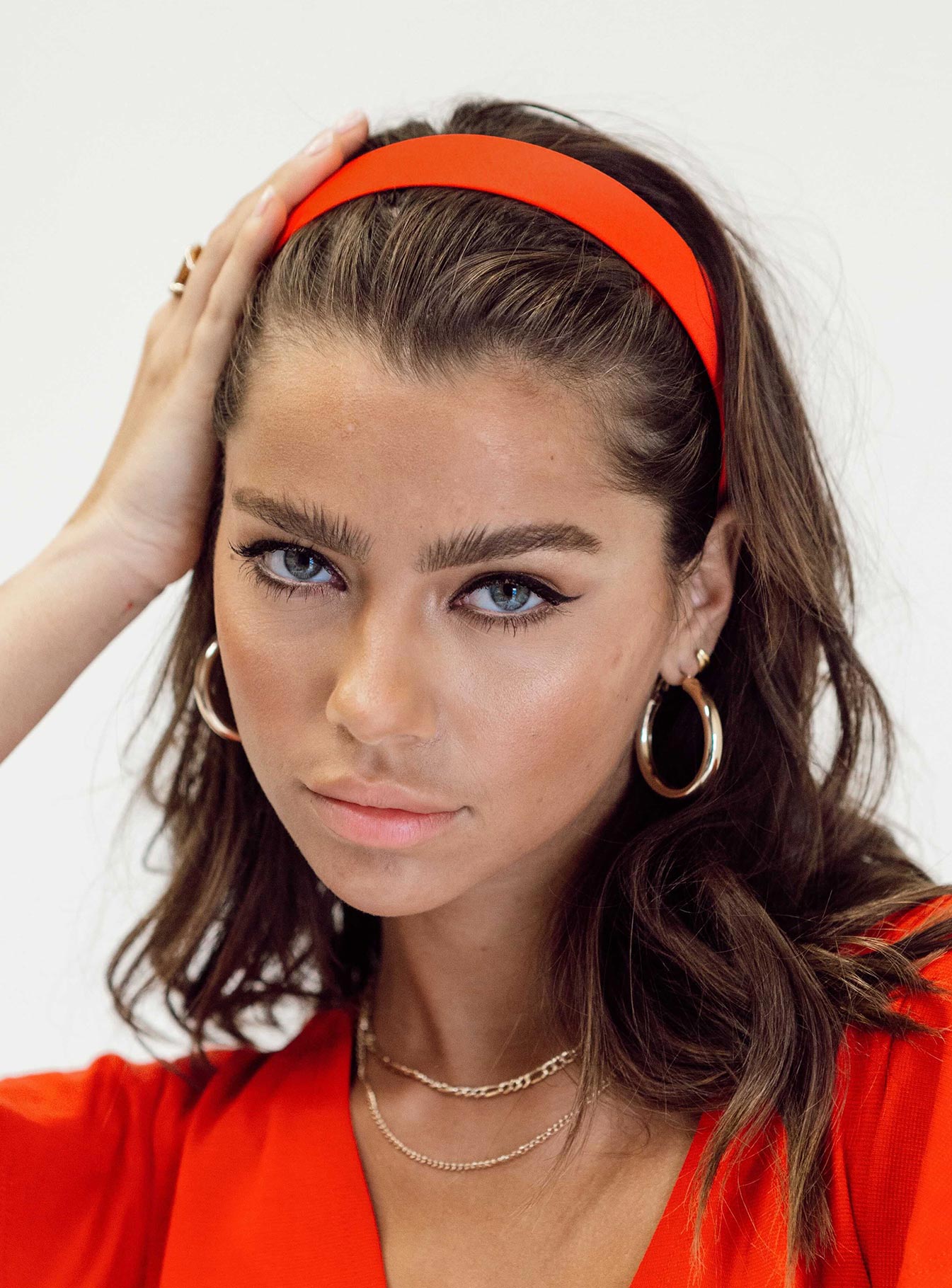 Bratitude Headband Red