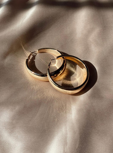 Raskin Hoop Earrings Gold