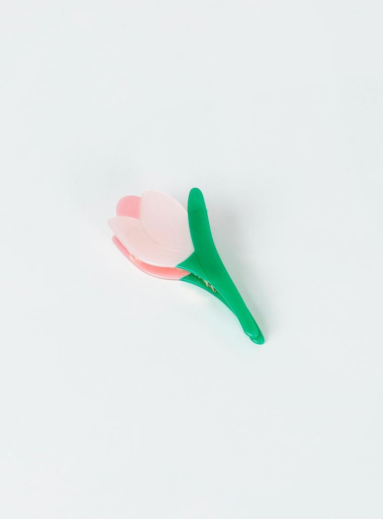 Tulip Hair Clip Pink