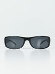 Sunglasses UV 400 Black tinted lenses  Moulded nose bridge 