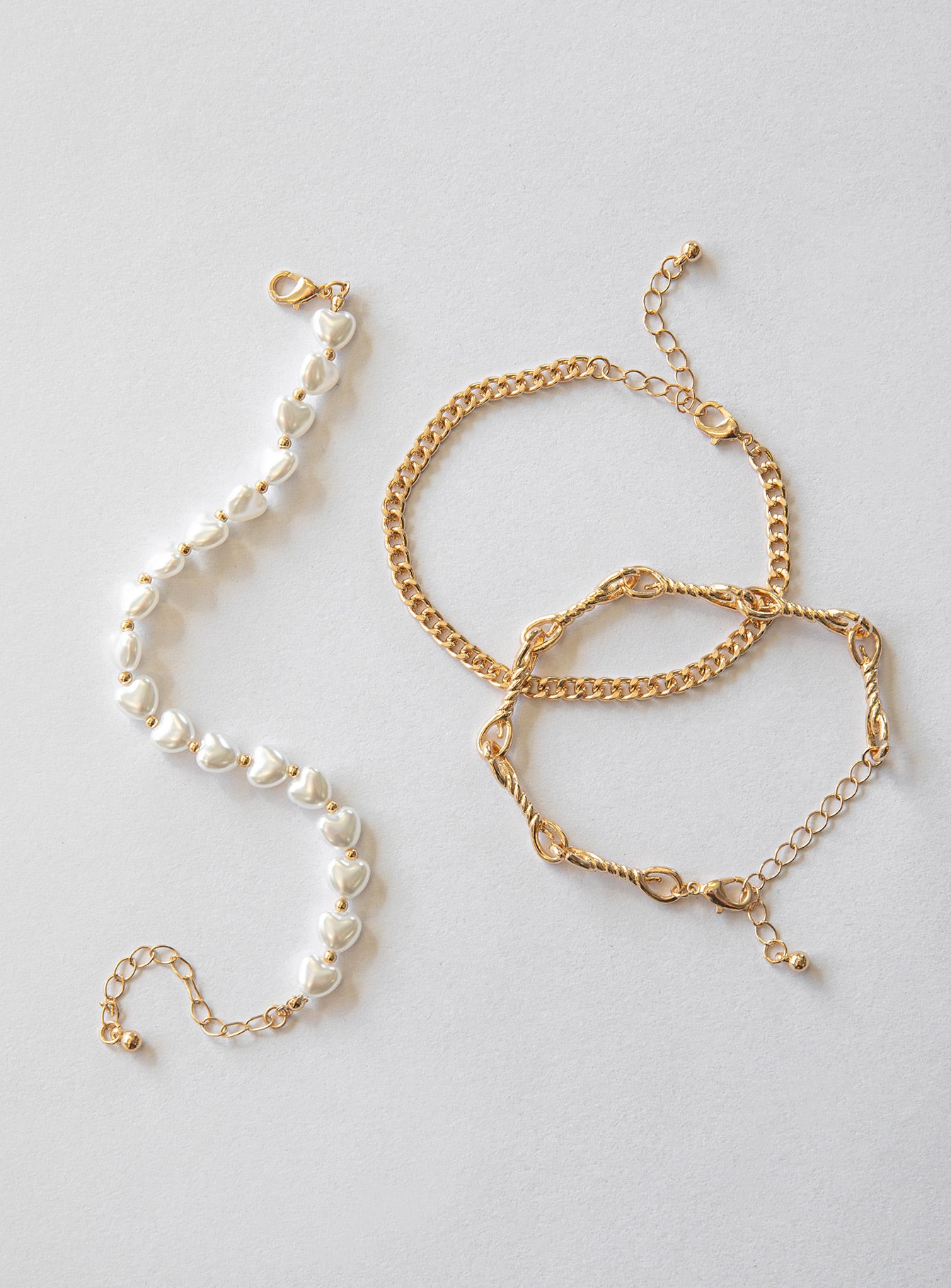 Davide Bracelet Pack Gold