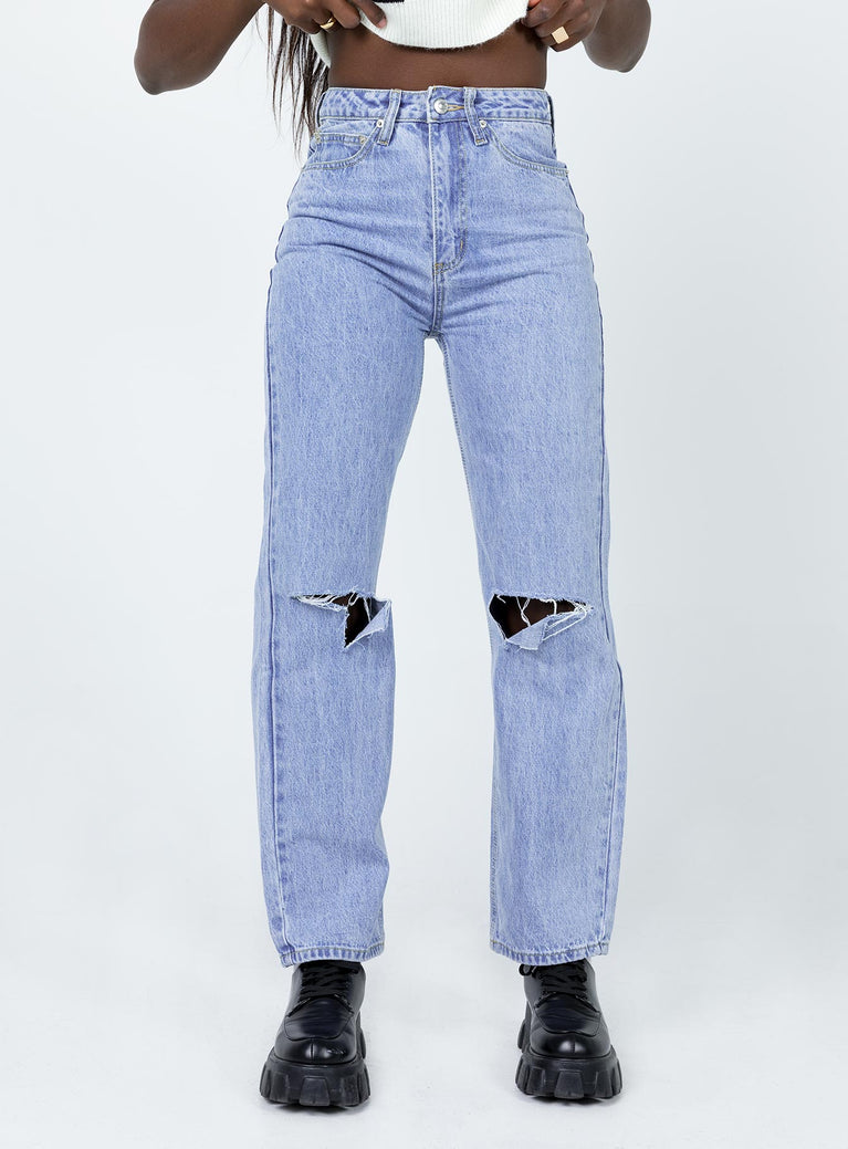 Princess Polly Mid Rise  Holland Jeans