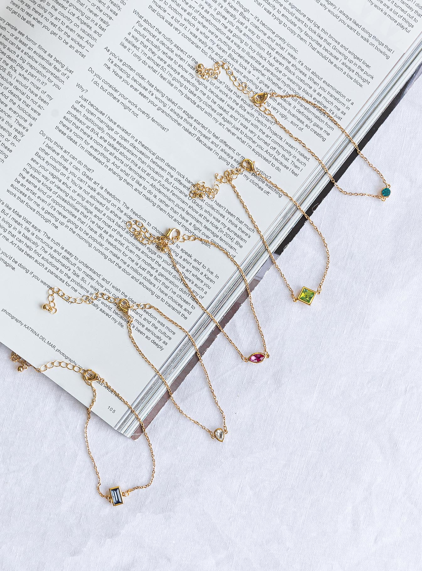 Lavinia Bracelet Pack Gold / Multi