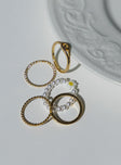 Janssen Ring Pack Gold / White