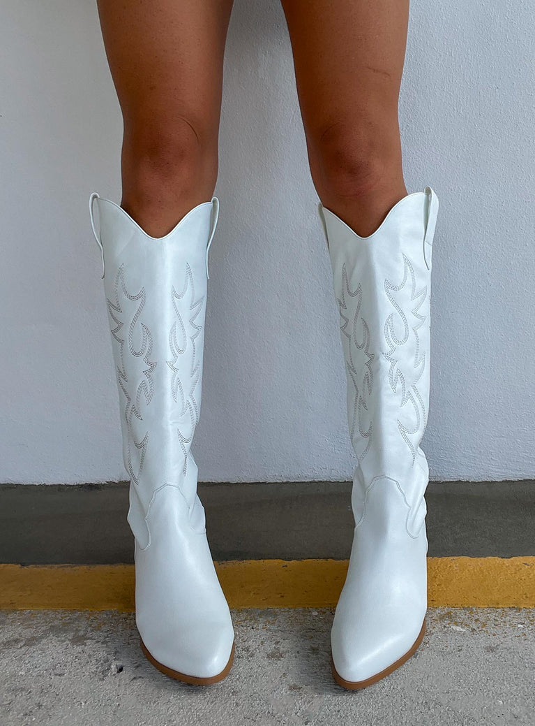 Billini Urson Boots White