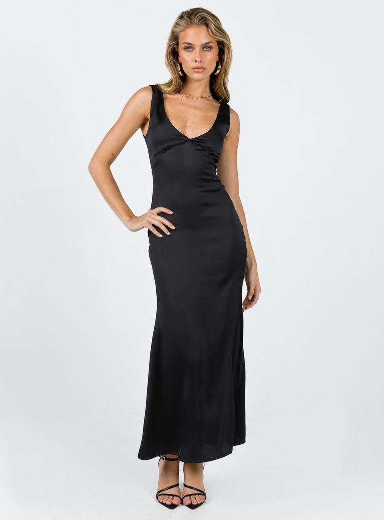 Lynsey Midi Dress Black