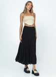 Strapless top Elasticated bust band  Rounded hem 