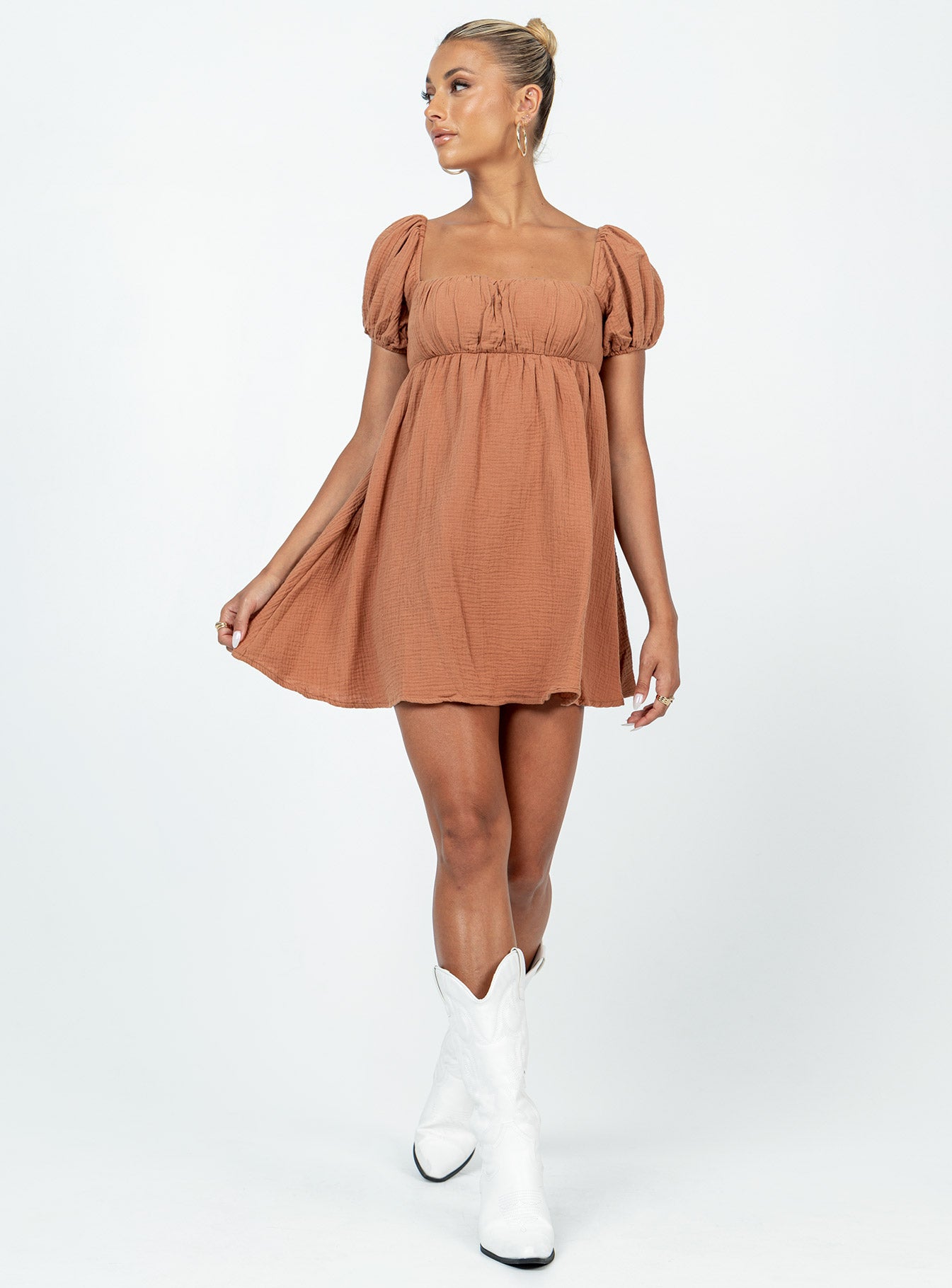 Let's Dance Mini Dress Brown | Princess Polly Let's Dance Mini Dress Brown | Princess Polly