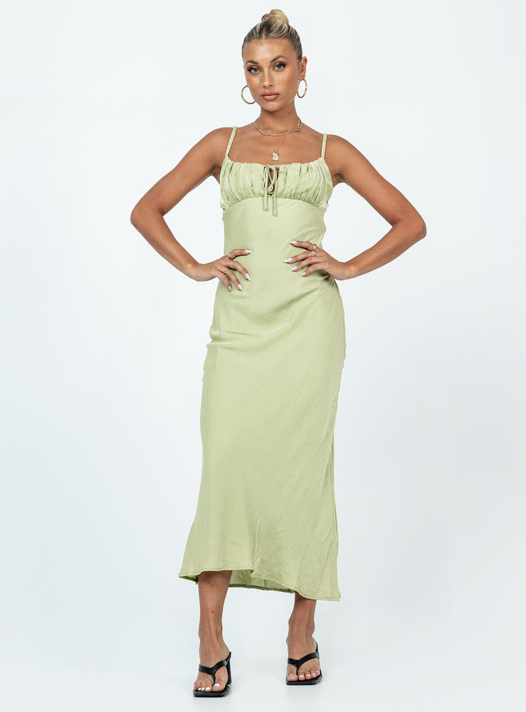 Nicoleta Midi Dress Green