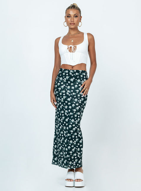 product Knox Maxi Skirt Black Floral Princess Polly  Maxi 