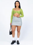 Cove Mini Skirt Green