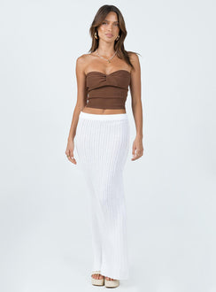 product Princess Polly Sleeveless Sweetheart  Mai Top Brown