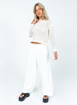 product The Adrianna Sweater Cream Princess Polly  Cropped 