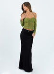 product Princess Polly Sleeveless Scoop Neck  Highette Off The Shoulder Top Green