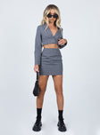 Claremont Mini Skirt Grey