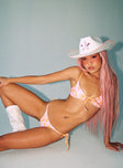 Janey Bikini Top Pink / Orange