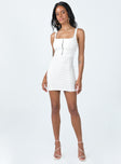 Hardy Mini Dress White