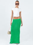 Belle Knit Maxi Skirt Apple Green Princess Polly  Maxi 