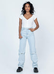 product Princess Polly High Waisted  Bertie High Rise Wide Leg Jean