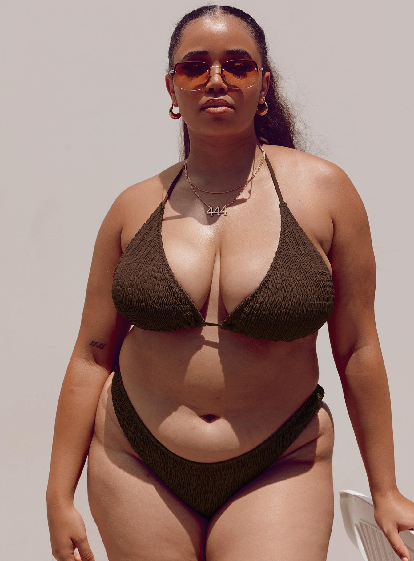 Blanca Bikini Bottoms Brown Curve