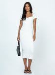 product Princess Polly Crew Neck  Ellisen Midi Dress White