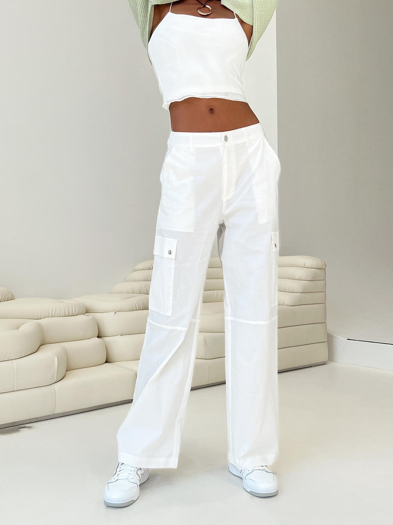 Cotton-Linen Cargo Pants - Women - Ready-to-Wear