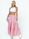 Hale Midi Skirt Pink Princess Polly  Maxi 
