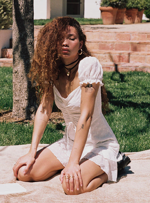 Mikail Mini Dress | White | Womens | Princess Polly Mikail Mini Dress | White | Womens | Princess Polly