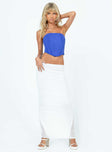 product Princess Polly Sleeveless Square Neck  Rudy Strapless Top Blue