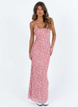 Princess Polly Scoop Neck  Knox Maxi Dress Pink Floral