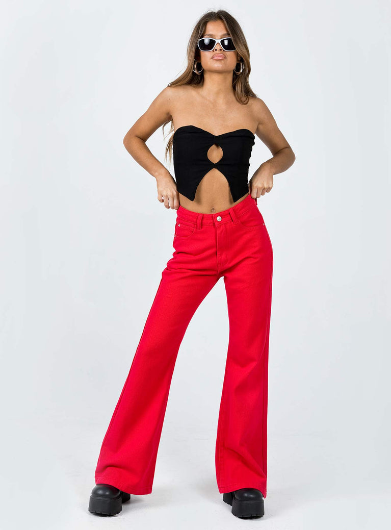Miami Vice Pants Red