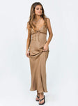 product Princess Polly V-Neck  Emily Maxi Dress Brown