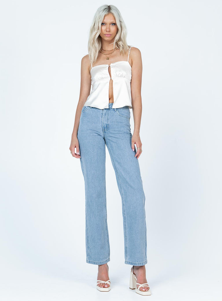 Maverick Mid Waist Jean Denim