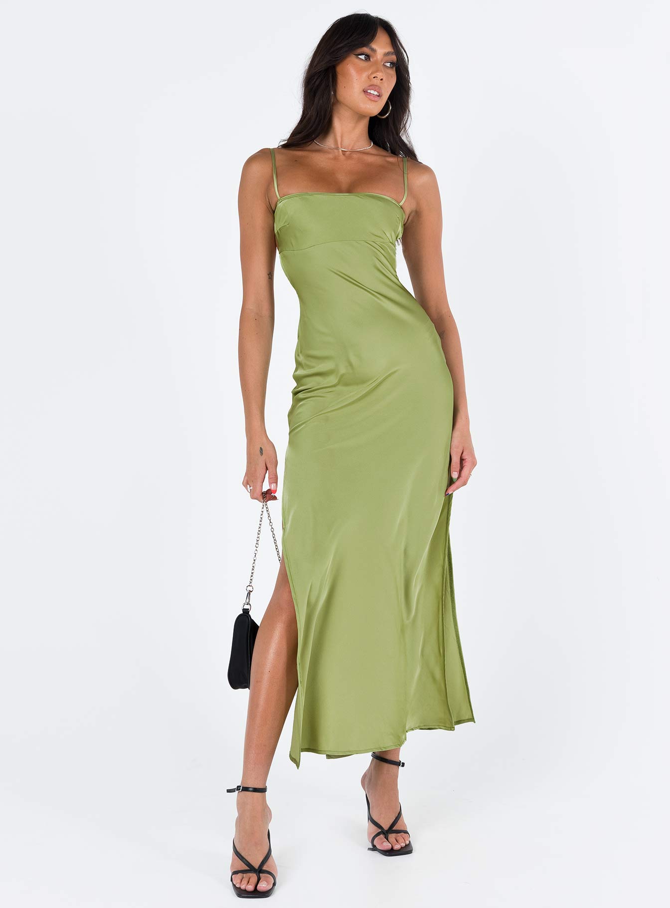 Leyana Maxi Dress Green | Princess Polly Leyana Maxi Dress Green | Princess Polly
