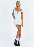 product Princess Polly Boat Neck  Reilly Mini Dress White