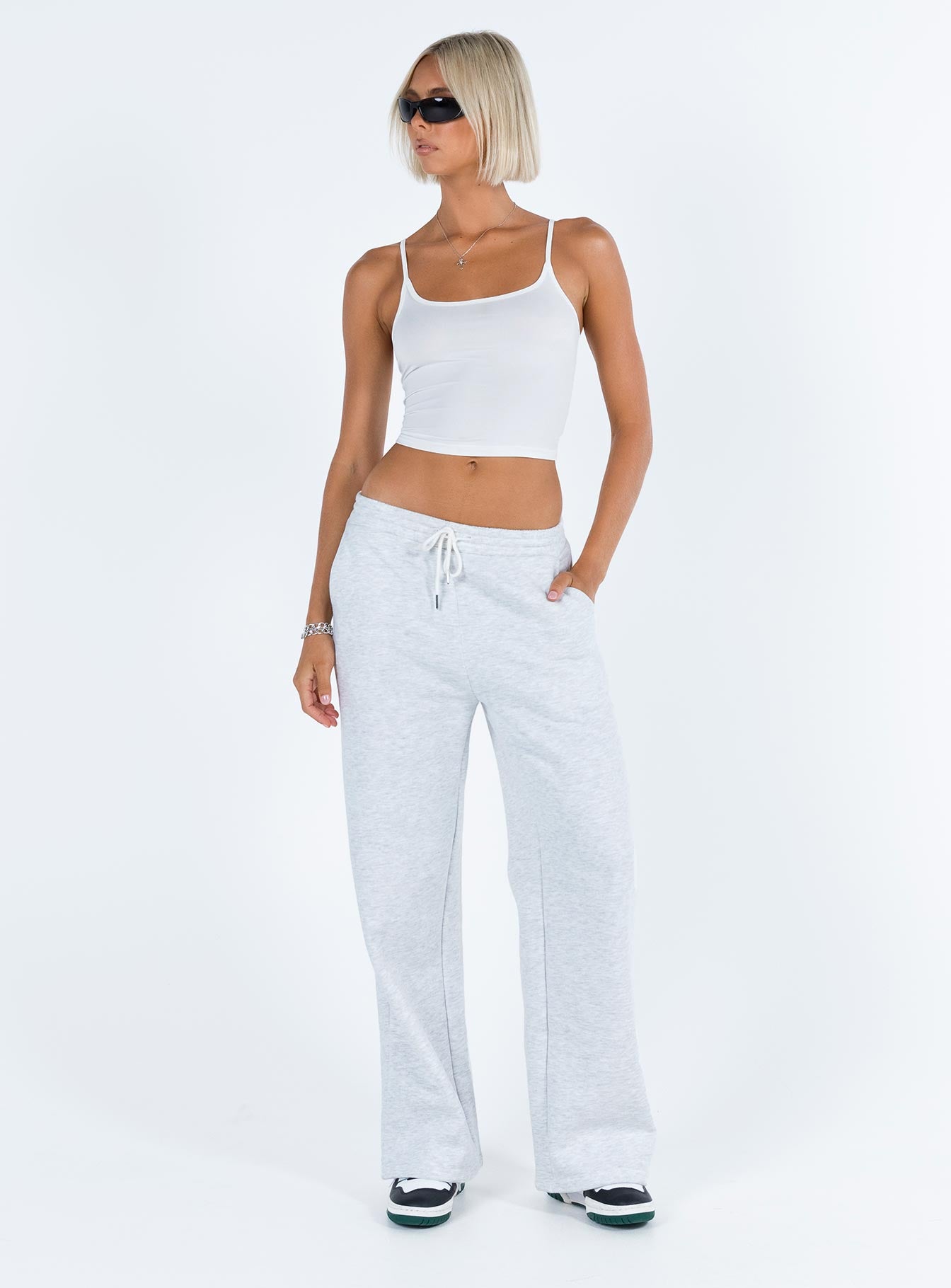 product Princess Polly Sleeveless Square Neck  Brando Cami White